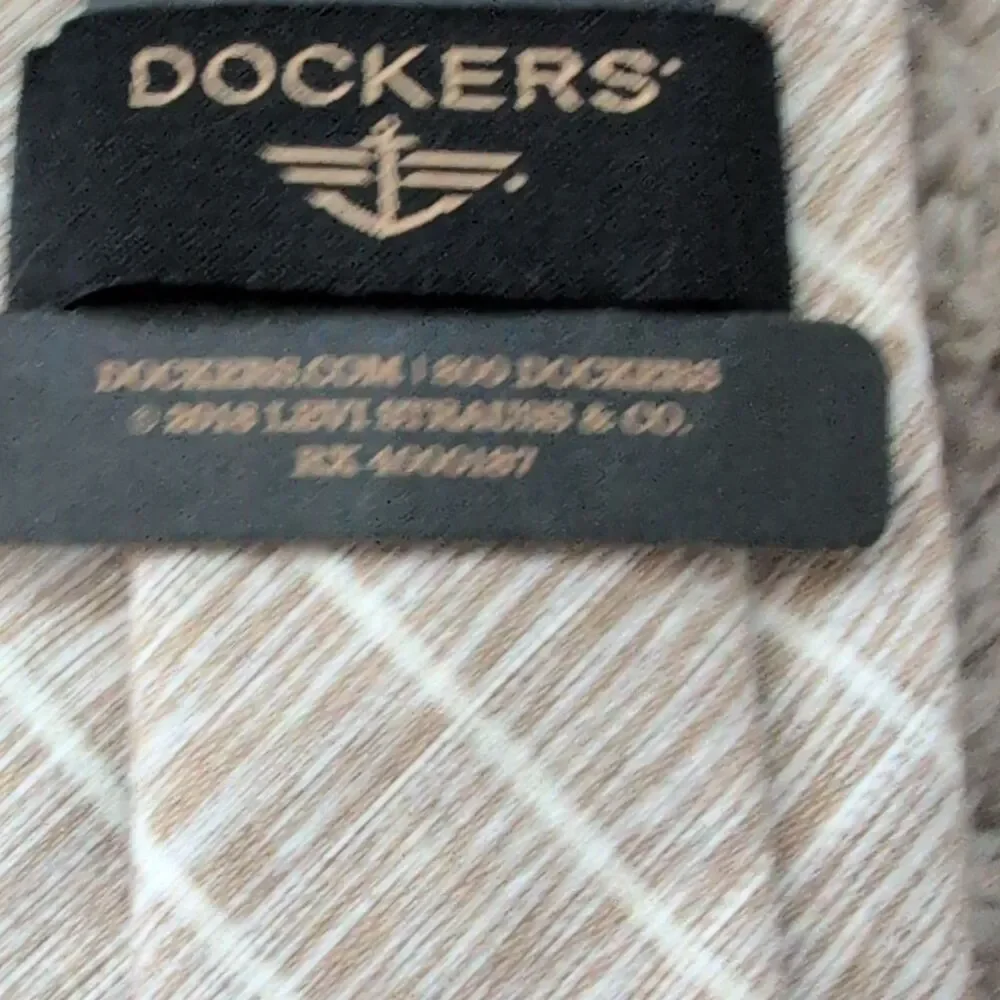 DOCKERS Handmade Slim Skinny Men's Ties Plaids & Checks Multicolor Lot of 3 New